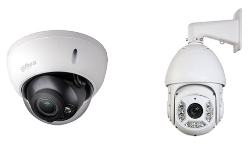 Càmeres de videovigilància: domo fix i domo motoritzat